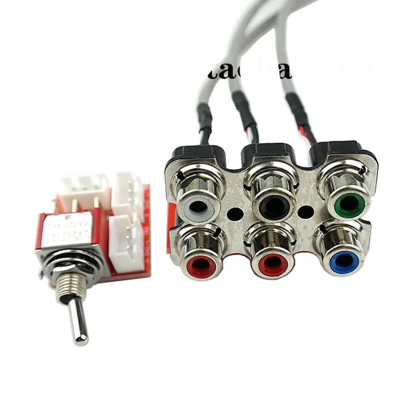 Audio Signal Switch Board AV RCA Dual Channel Signal Selector Switching Board