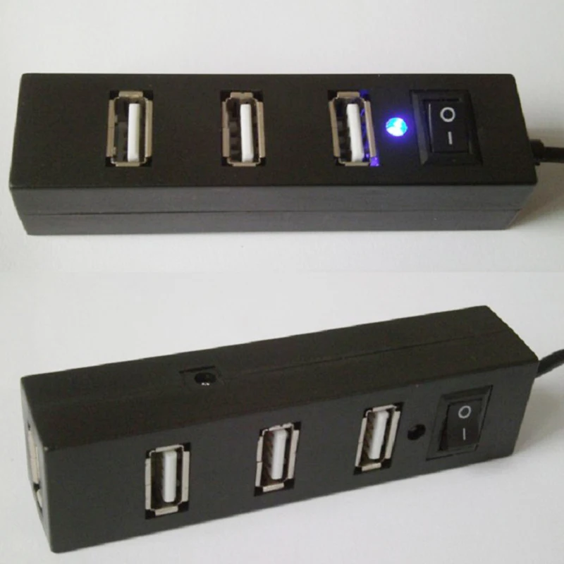 Быстрый 4 USB концентратор больше зарядки USB удлинитель Кабель с переходником для зарядного устройства с переключателем линии, чем разветвитель зарядный кабель