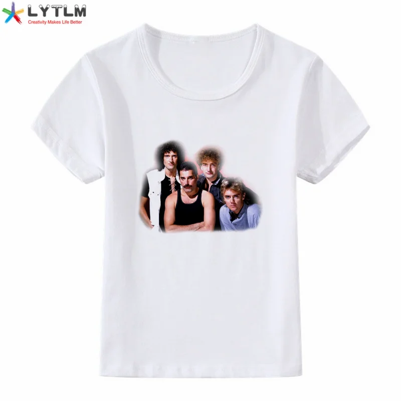 LYTLM queen Band/футболки рок-н-ролл; футболки для малышей; Jongens Kleding vetement enfant fille; футболка с рисунком для детей; Camisetas