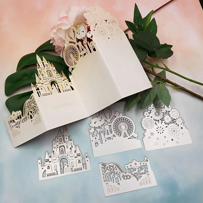 

Metal Cutting Dies For Wedding Invitation Cards Craft Die Cut Scrapbooking Stencil Stamp And Die Sets DIY Xmas Decorations
