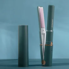 

Wireless Portable Cordless Curling Iron Hair Curler USB Hair Straightener Temperature Adjustable Mini Splint Styling Tool