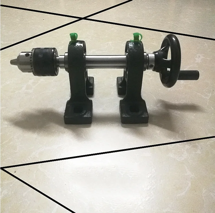 Lathe tailstock center, B16 chuck, high precision, unpowered handwheel winding machine