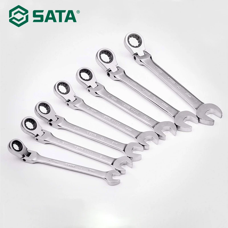Ключ с храповым механизмом SATA полностью полированный ручной инструмент для