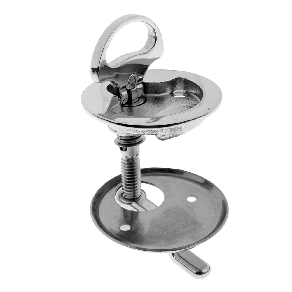 

Marine Boat Hatch Latch Turning Lock Lift Handle Flush Mount 316 Stainless Steel Overall Diameter 64mm