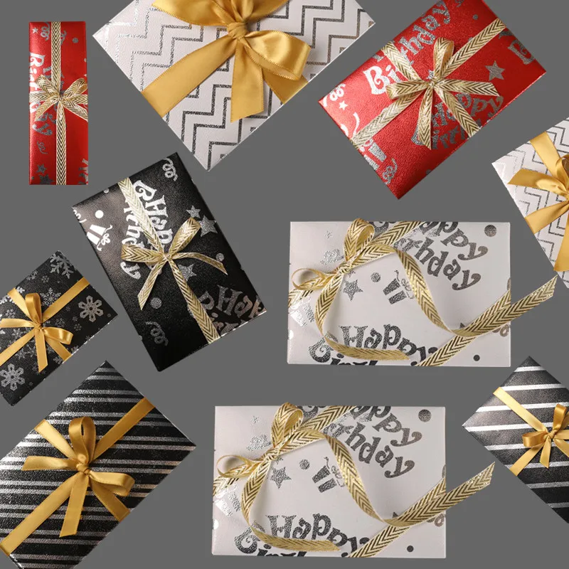 Black and Gold Elegant Christmas Wrapping Paper