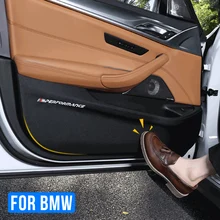 Автомобильный межкомнатный дверной анти-грязный коврик анти-кик Накладка двери защитная крышка для BMW F30 F34 F10 F48 F25 F26 F15 F16 F01 G30 G32 G01