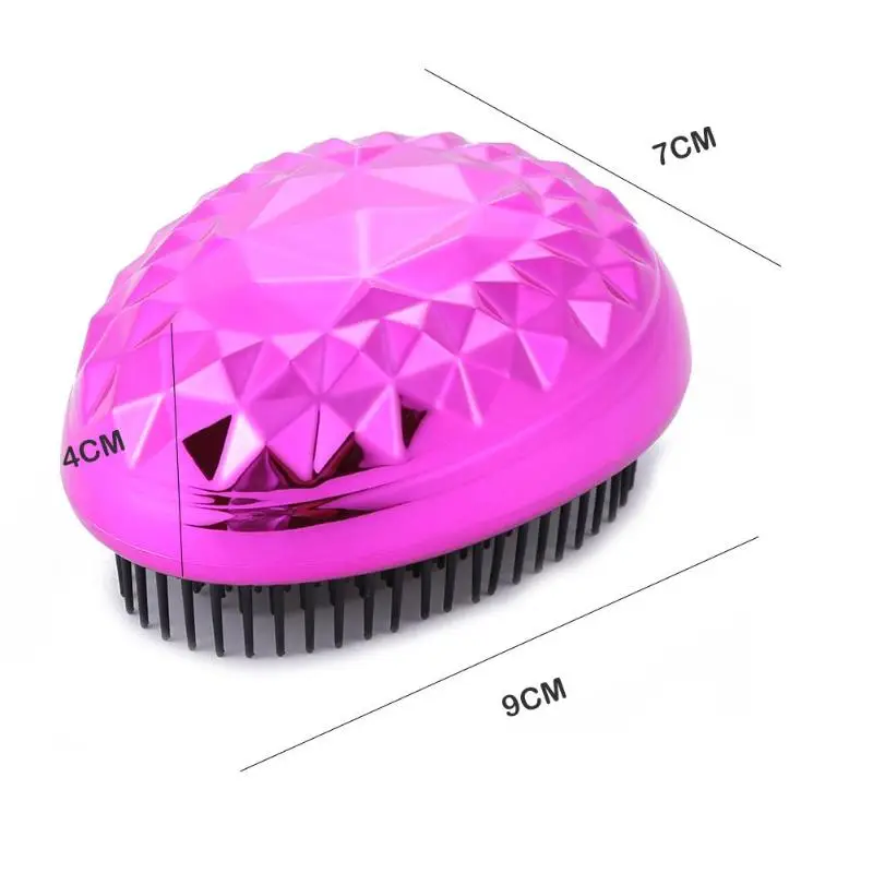 Антистатическая щетка для волос яйцо круглая форма Мягкий ABS расческа для волос Инструменты для укладки