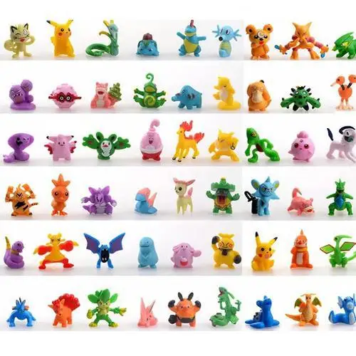 144 шт./лот JP классический мультфильм 2-3 см Набор фигурок Пикачу Squirtle Charmander Pokeball карманная модель монстра наборы для подростков