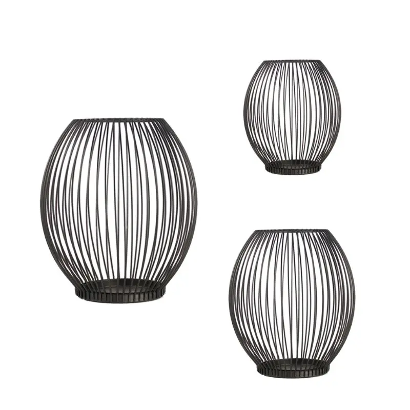 

Hot Sales Morden Metal European Style Metal Hollow Out Candle Holder Candlestick Vintage Hanging Lantern for Home Decor Gifts