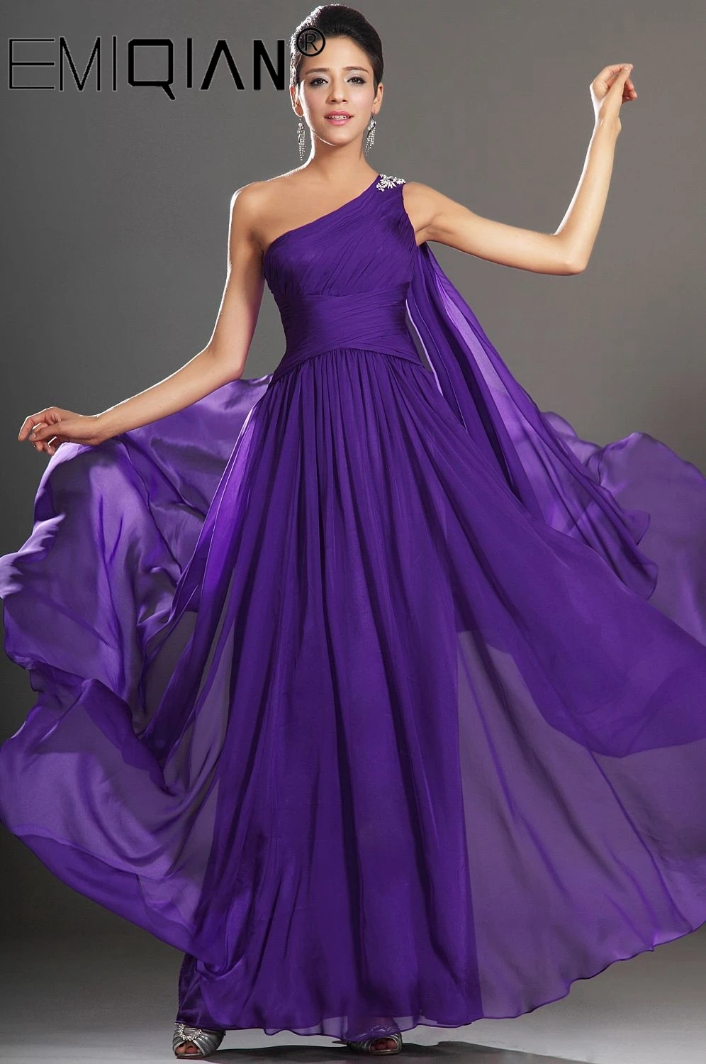

Special Occasion Dresses A-line One Shoulder Long Evening Dresses, New Arrival Formal Dresses