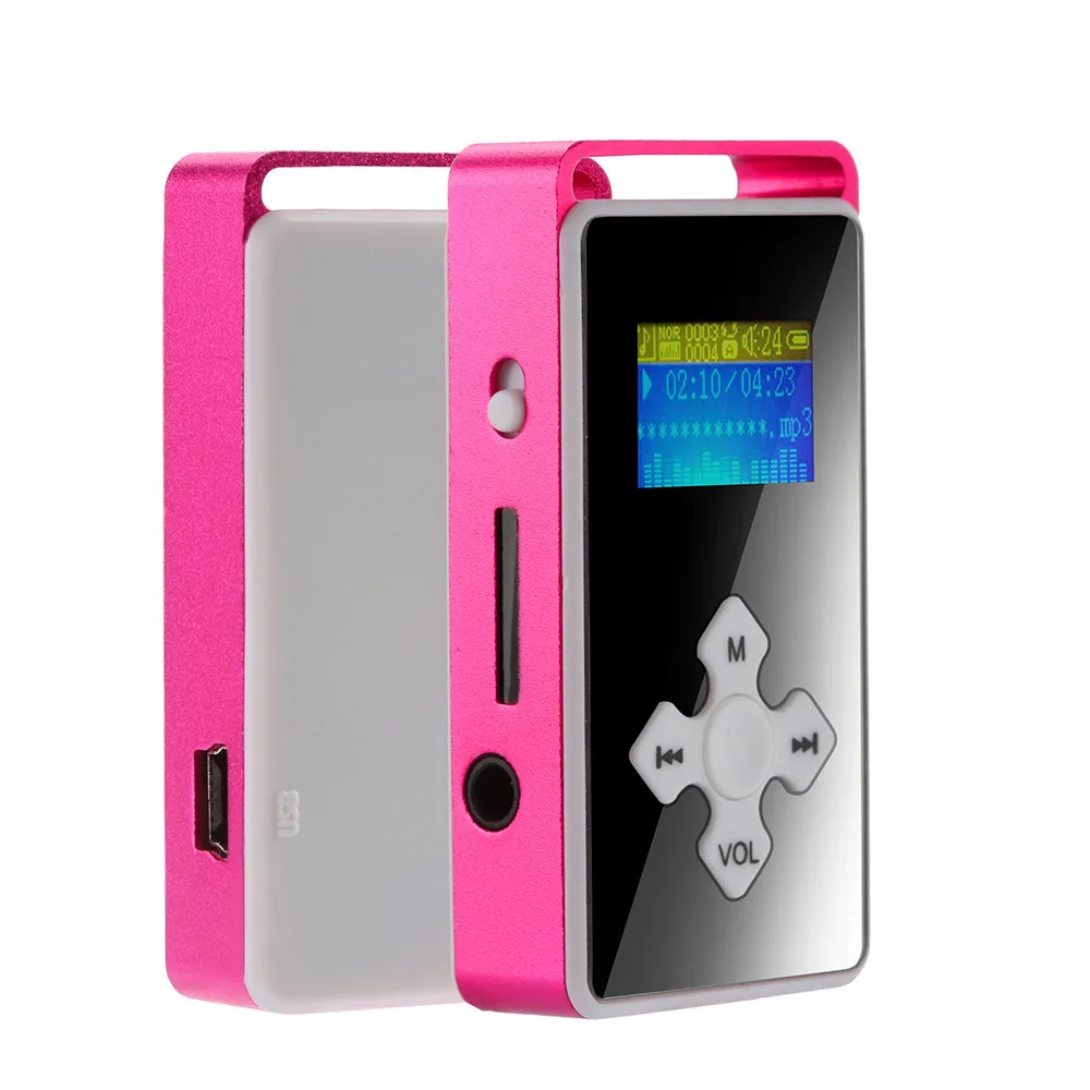 Usb HiFi музыкальный плеер MP3 экран walkman lcd музыкальное зеркало медиа MP3 воспроизводитель SD поддержка микро плеер Карта Цифровой 32G TF - Цвет: C