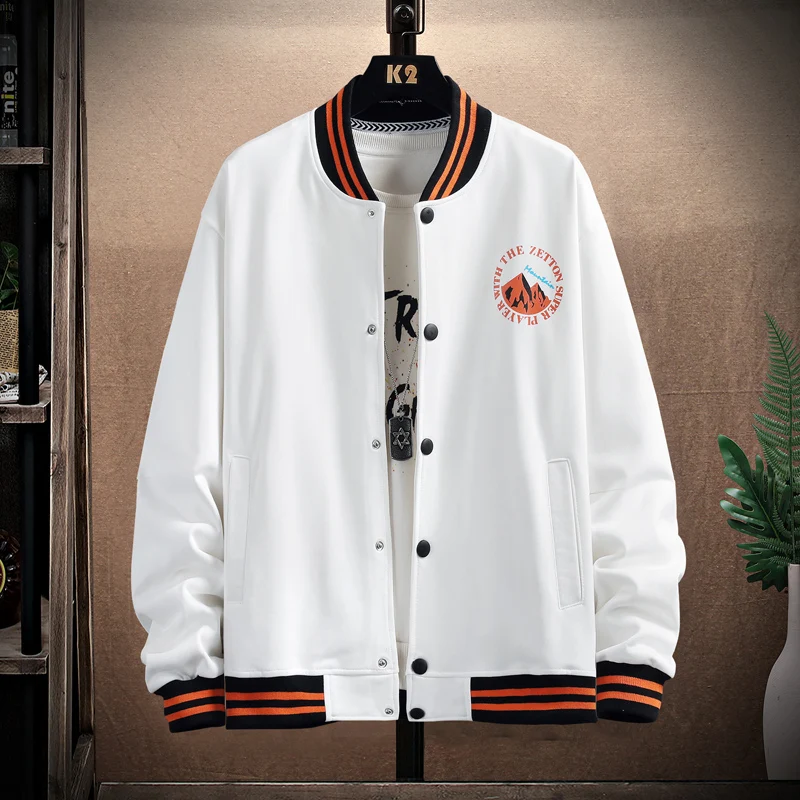 2021 New Arrival Brand Patchwork Single Breasted Appliques Bomber Jacket Men Embroidery Fashion Baseball Uniform Casual Coat Men