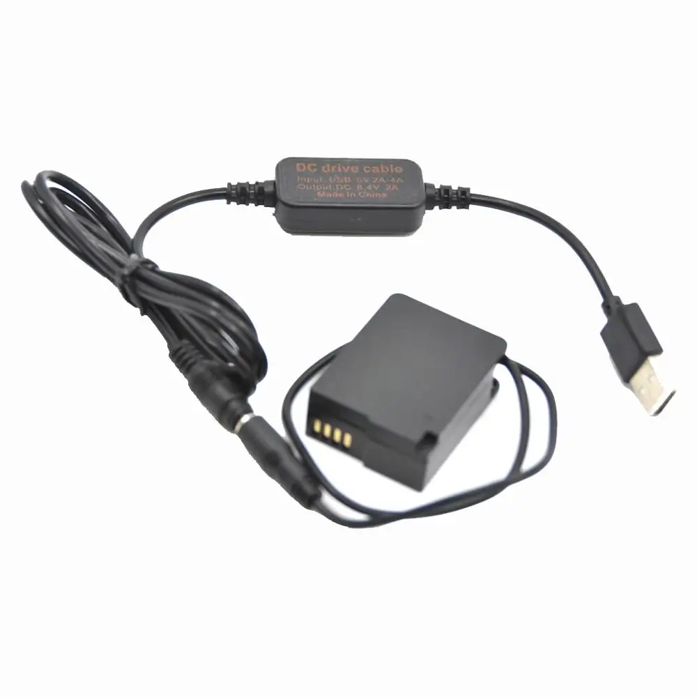 DMW-BLC12 Dummy Battery DMW-DCC8 DC Coupler USB Power Cable charging cable usb charging cable for Panasonic DMC-GH2 G99 G80 G81 G85 G85M G85MK FZ2500 Camera
