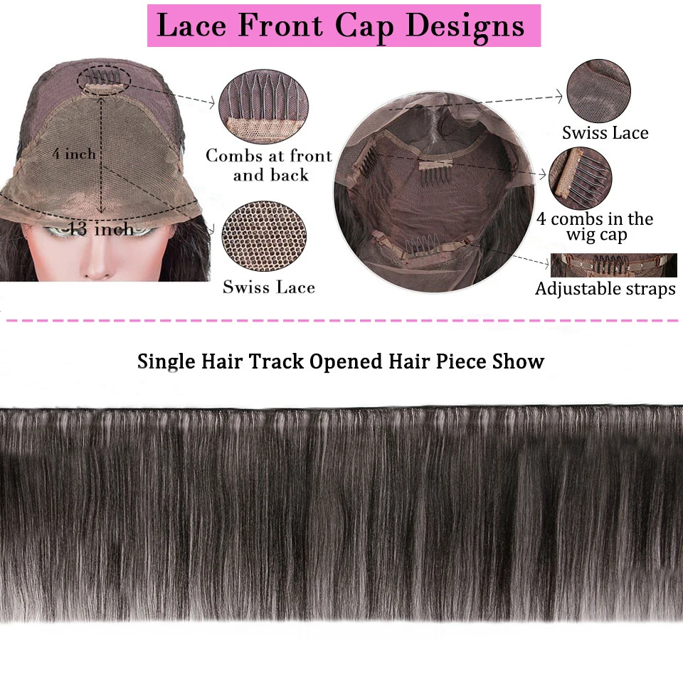 KADOYEE Lace Front Human Hair Wigs Brazilian Remy Hair 13x4 2 KADOYEE Lace Front Human Hair Wigs Brazilian Remy Hair 13x4 2