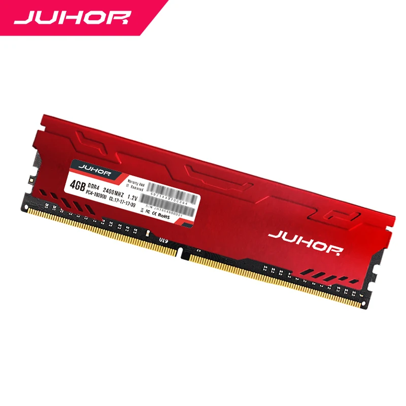 JUHOR ddr4 в Оперативная память S 4 ГБ 8 ГБ оперативной памяти, 16 Гб встроенной памяти, Desktop Memory с тепловым udimm 2133 МГц 2400 2666 МГц 3000 PC Оперативная Память 1,2 V dimm memoria