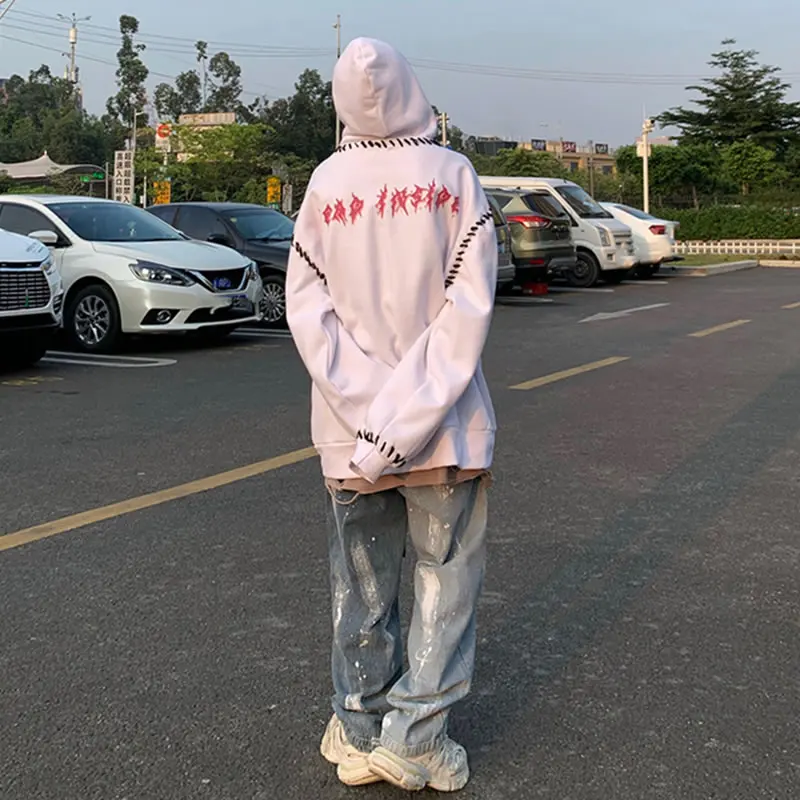 XITAO Fashion Splicing Sweatshirt Loose Pullover