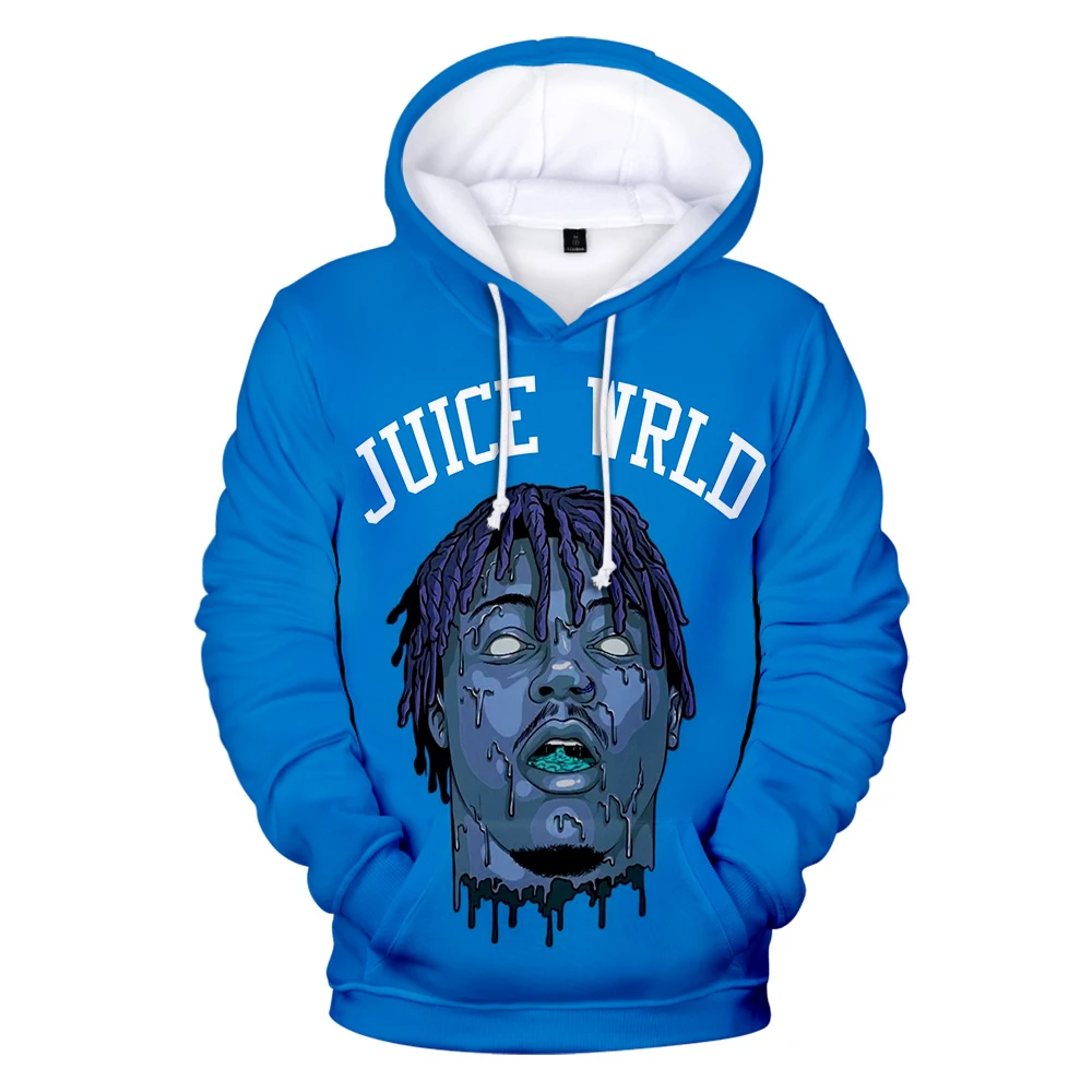 Hot Juice Wrld Hoodies Men Women Sweatshirts USA Singer Juice Wrld Hoodie Mens 3D Hoody Hooded Boy/Girls Hip Hop Winter Cap Coat