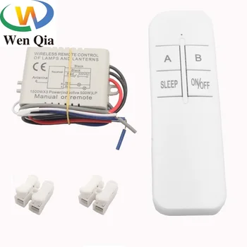 

433Mhz Led light switch Universal Wireless Remote Control switch rf Relay Receiver AC220V 1 C ON/OFF and LED/fan lamp controller