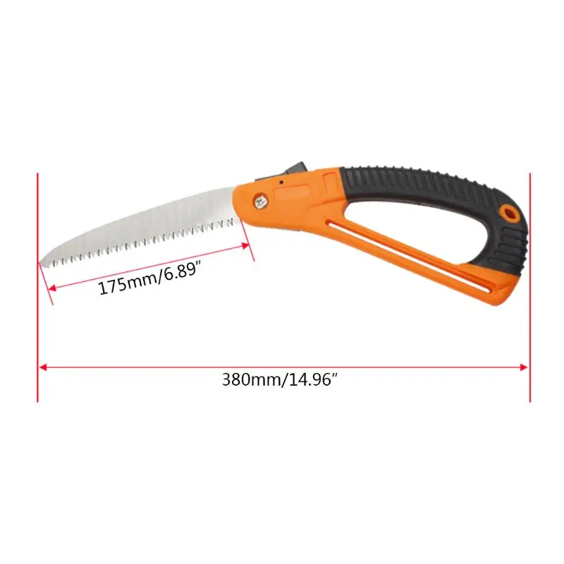 Gardens Folding Saw Fold Agricultural Hand Tool Lock Design Grinding 380mm | Инструменты