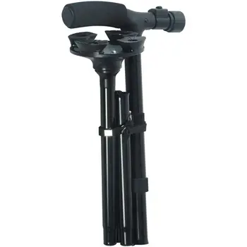 

Professional LED Folding Walking Cane with Carrying Bag for Old Gentleman or Lady Aluminum Alloy Foldable Cane with Light