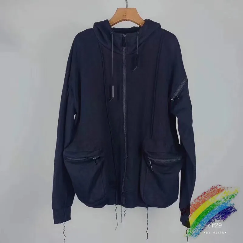 

Black A-COLD-WALL ACW Hoodies Men Women 1:1 Best Quality Distressed ZIP A COLD WALL ACW Pullover A-COLD-WALL Sweatshirts