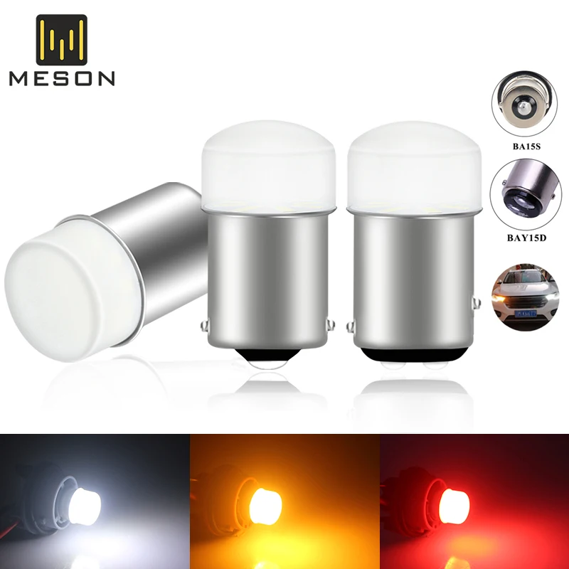 P21W P21 5W LED Bulb 1156 1157 BA15S BAY15D Led Car Signal Lamp R5W R10W DRL Daytime Running Light 12V Auto White Yellow Red | Автомобили