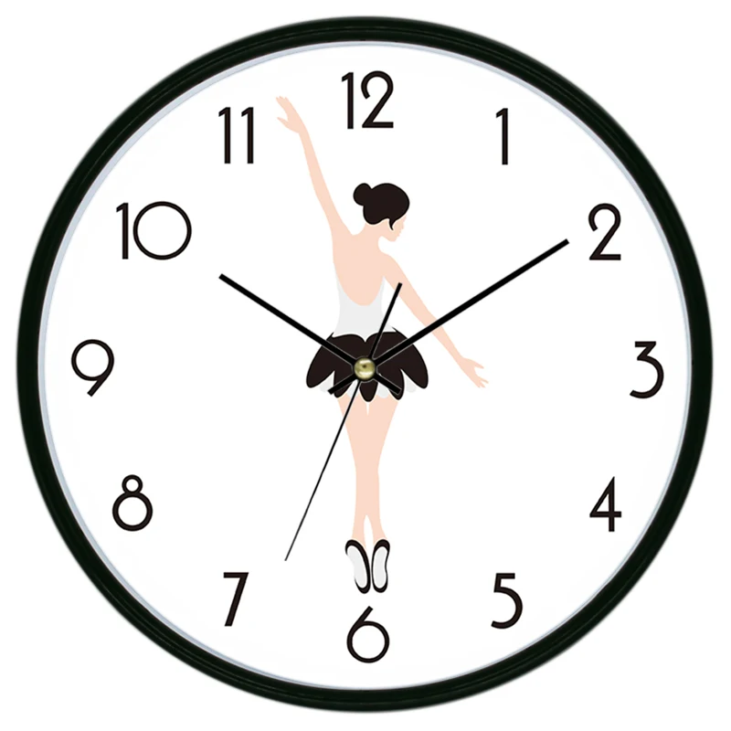 Style 2 Modern Large Wall Clock Silent Hanging Clocks Yoga Hall Dance Room Decoration Wall Watches Home Decor Duvar Saatleri Gift SC228 - Цвет: Style 2