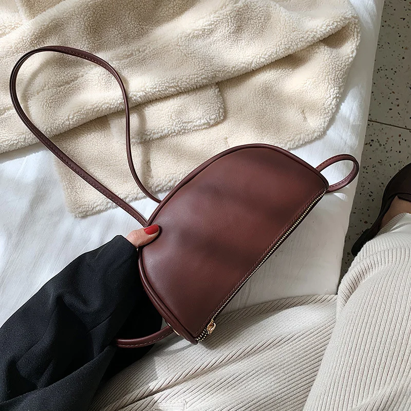 

Solid Color Crossbody Bags For Women 2019 Small Chain Handbag small bag PU Leather Hand Bag Ladies Designer Evening Bags