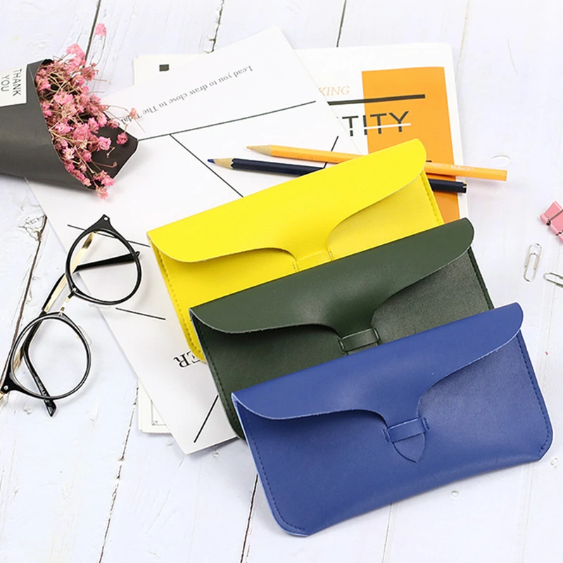 Unique PU Leather Glasses Bag 2019 New Design Retro Eyeglasses Handbag Women Sunglasses Storage Protection Ins Eyewear Case | Аксессуары
