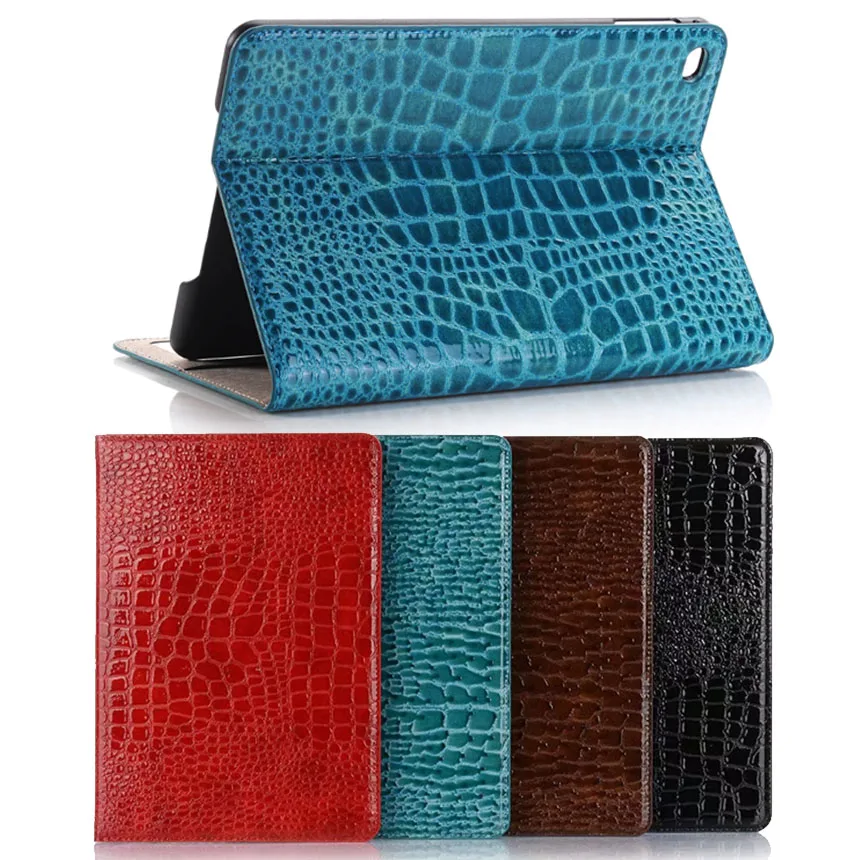 

Flip Coque For 2016 iPad Pro 9.7 Luxury Crocodile Case Folio Stand PU Leather Protective For iPad Pro 9.7 A1673 Luxury Cover