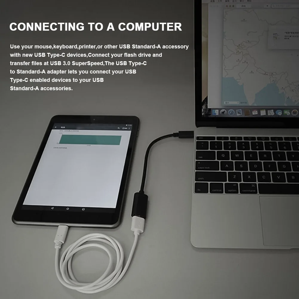 Кабель type-C OTG адаптер type-C штекер USB 3,0 A Женский OTG переходник Кабель для передачи данных 15 см LHB99