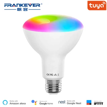

FrankEver Smart Light Bulb WiFi Dimmable Warm White 2700K To Daylight 6500K 7W Flood Light Works with Alexa Google Home