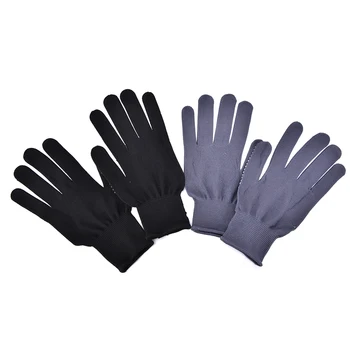 

High Quality 1Pair 21.5 x 13cm Hair Straightener Perm Curling Hairdressing Heat Resistant Finger Glove