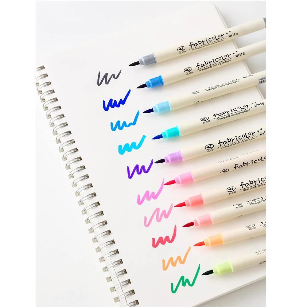 3pcs Four Season Color Soft Brush Sign Pen Set for Drawing Calligraphy  Lettering Paint Fine Tip