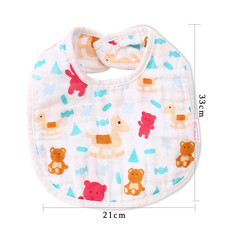 Baby Feeding Drool Bib Infant Lace Saliva Towel Soft Cotton Gauze Burp Cloth for Newborn Toddler Scarf  Muslin Baby Bib Bandana baby accessories box