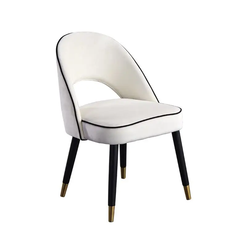 

Nordic Cosmetic Chair Girls'cosmetic And Nail-dressing Stand Modern Simple Home Dining Chair Single Back Sofa Chair
