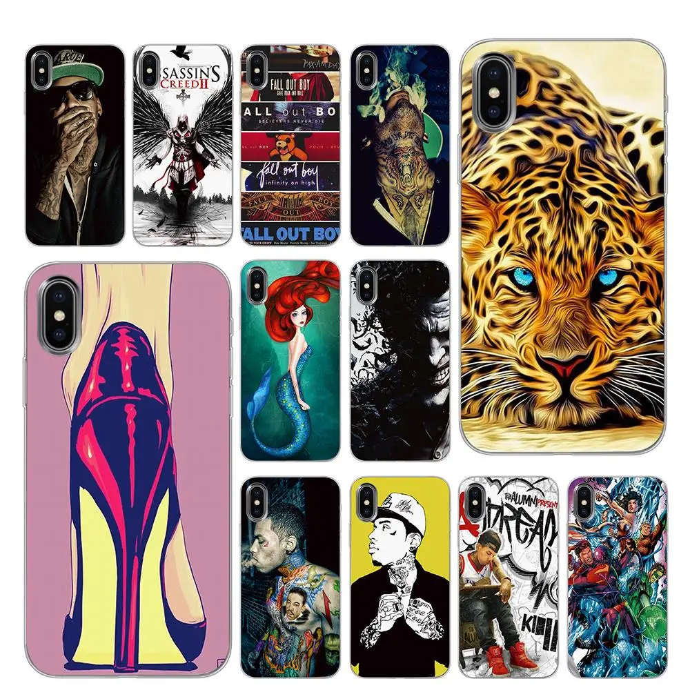 Горячая Распродажа чехлов wild leopard для iPhone 5 5S SE 6 6s 7 8 Plus X XS Max XR|Чехлы-накладки| |
