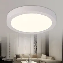 1 шт. 6w12w18w24w квадратный круглый светодиодный панельный светильник, светодиодный потолочный светильник AC90-260V+ светодиодный драйвер