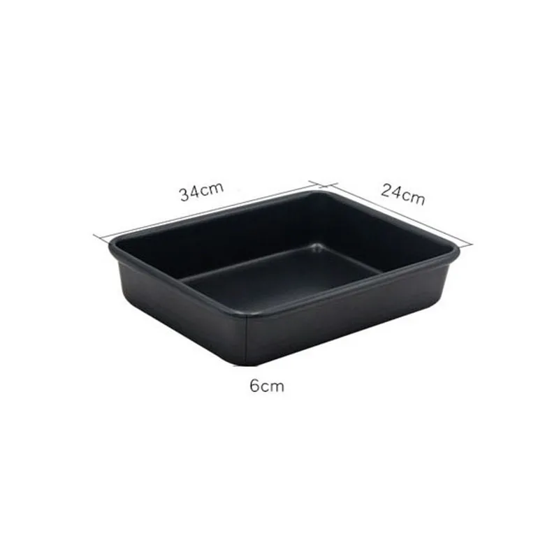 Rectangle Carbon Steel Cake Baking Tray Non-Stick Chocolate Bread Mold DIY  Pastry Deep Pans Dish Kitchen Oven Bakeware Tools