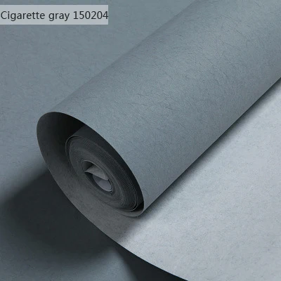 Cigarette gray150204 Современные промышленные Стильные Простые сплошные обои в рулонах длинное волокно нетканые обои для гостиной спальни украшения дома моющиеся - Цвет: Cigarette gray150204