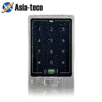 Waterproof Metal Rfid Access Control Keypad 8000 Users 125KHz Card Reader Keypad Key Fobs Door Access Control 1