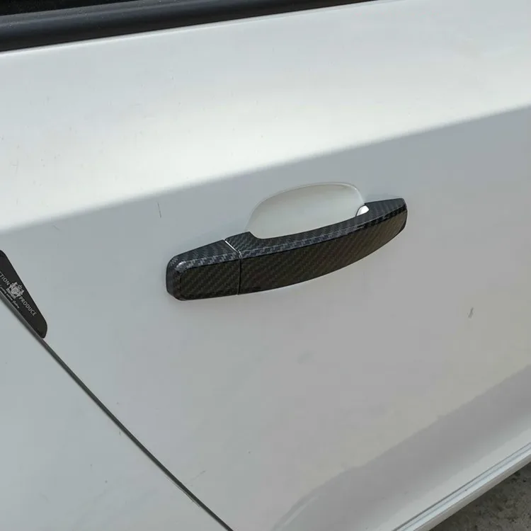 Для Opel Insignia Buick Regal 2008- Vauxhall Holden хромированное углеродное волокно Автомобильная дверная ручка Накладка наклейки аксессуары