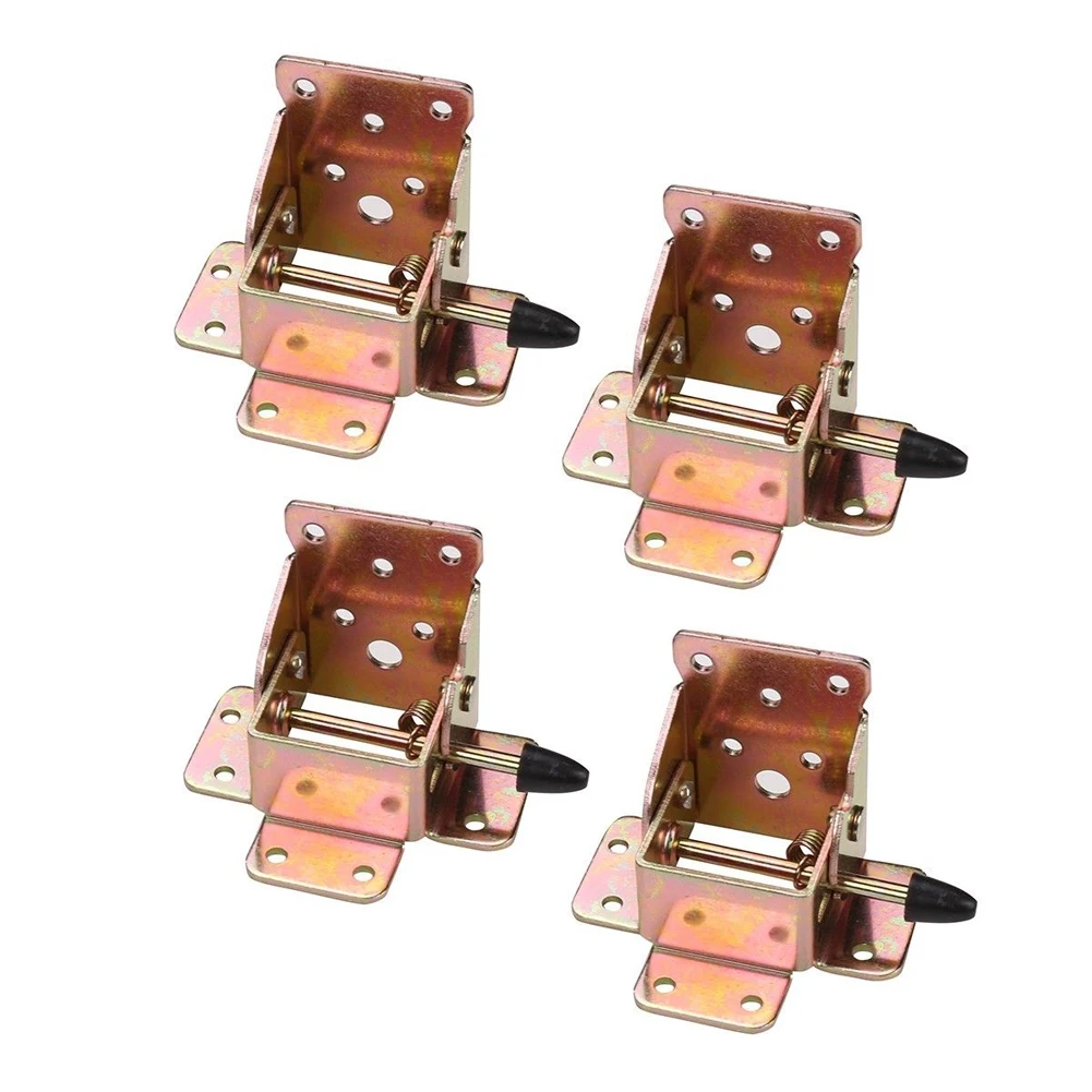 

4Pcs 90 Degree Part Multipurpose Durable Extension Leg Brackets Table Chair Self Locking Furniture Hinges Bed Foldable Hardware