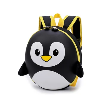 

New 3D children school bags Cartoon Hard shell backpack for children for girls penguin school backpack for boy mochila infantil