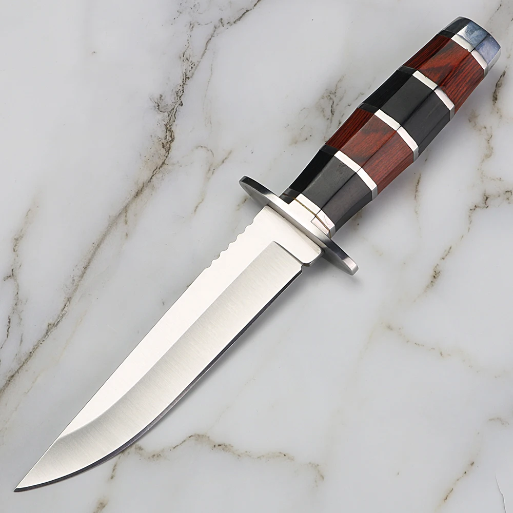 Боевой нож Практичный Нож с фиксированным клинком Походный охотничий для