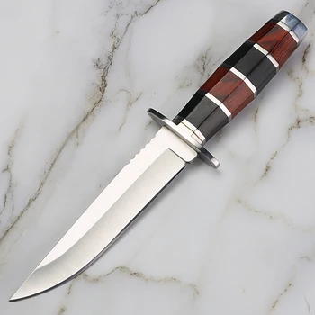 

Combat knife practical fixed blade camping knife outdoor hunting survival knife rescue EDC basic self-defense tool