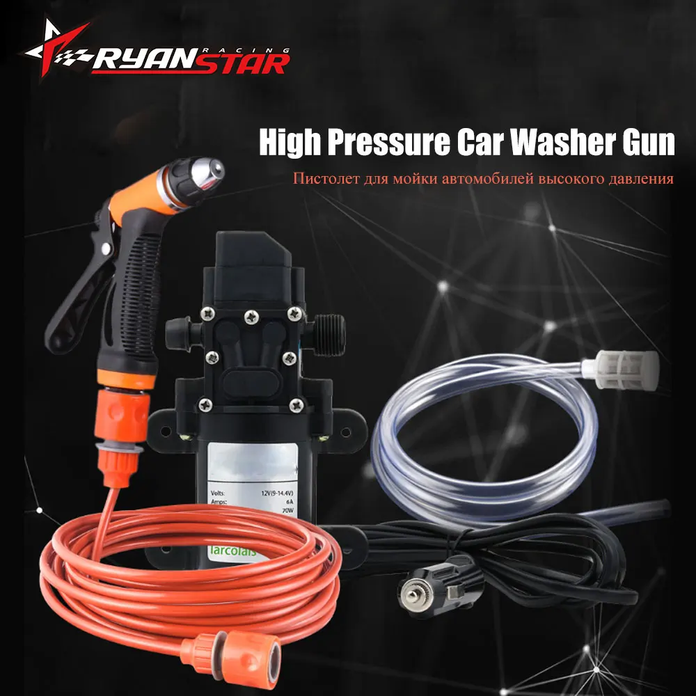 

Car Washer 12V Gun Pump High Pressure Cleaner Care Washing Machine Electric Cleaning Auto Wash maintenance Tool Accessories