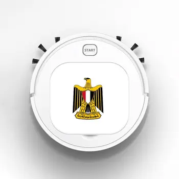 

Robot Vacuum Cleaner Intelligent Automatic Mopping Clean Robot for Hard Floor Carpet Creative Egypt Coat Of Arms Flag