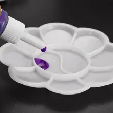 20 шт одноразовые пластиковые чернила для татуажа палитра краски лоток пигмент держатель Контейнер Пластиковые Держатели пигмента палитра чернил для татуажа