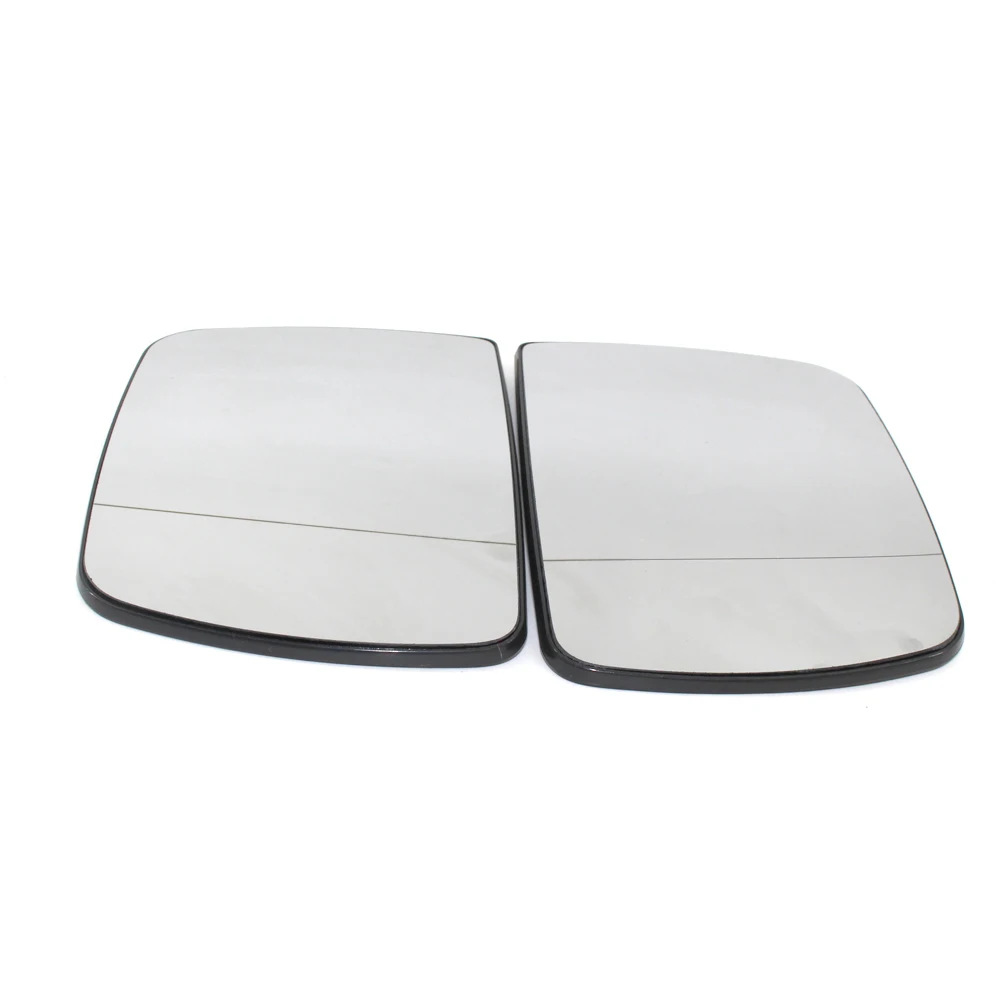 

For BMW X5 E53 1999-2006 White & Blue Rearview Lens Glass with heating function